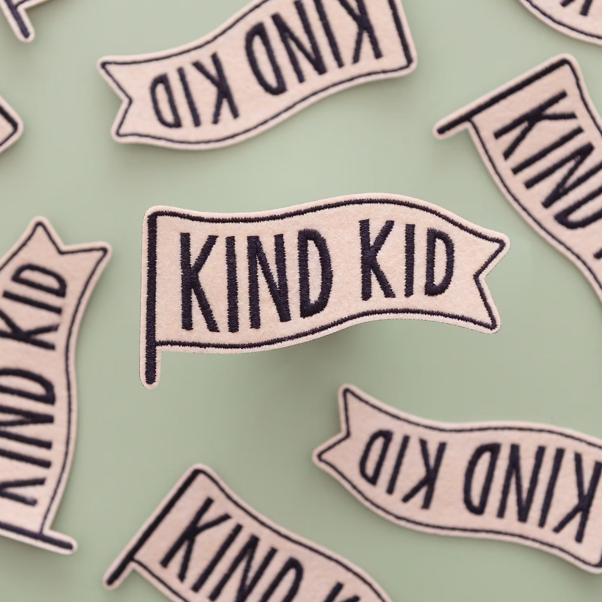 Kind Kid Embroidered Patch