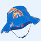 UV protective recycled Sun Hat Blue