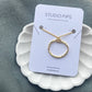 Golden Hoop Gold Plated Necklace