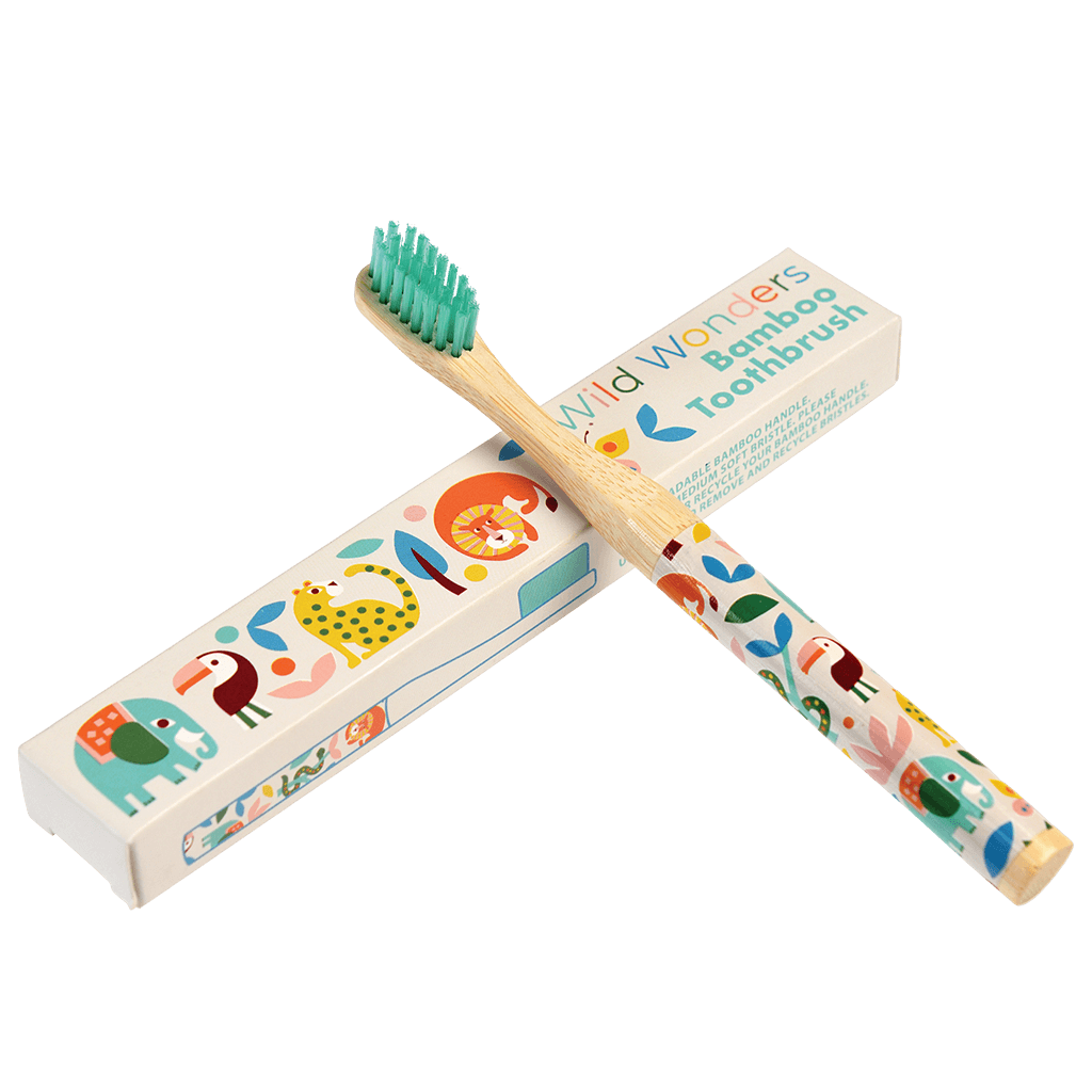 Children's Wild Wonders Bamboo Toothbrush.