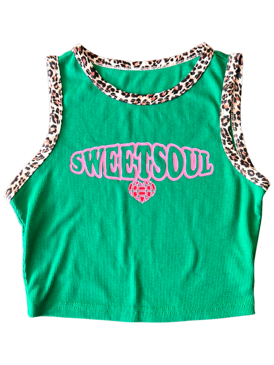 Sweet soul girls cropped vest size XS 12/13