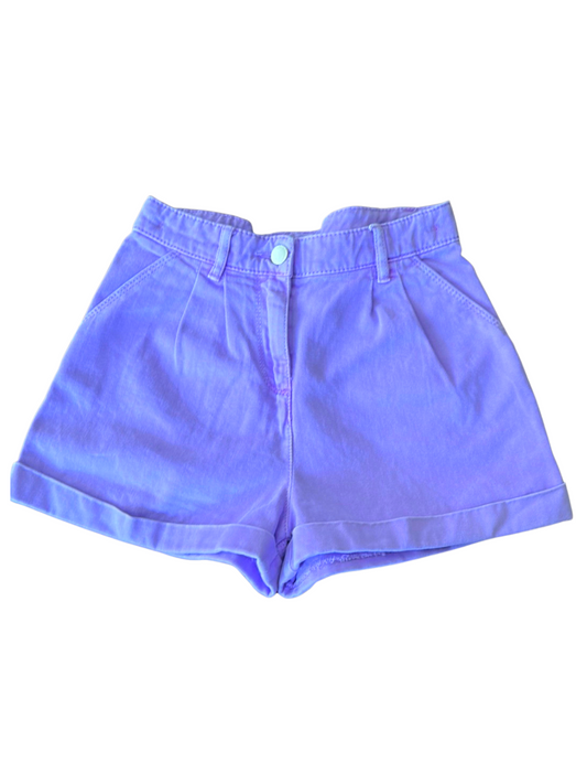 Next purple denim shorts age 10