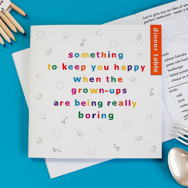 Something To Keep You Happy - Dinner Table Activity Book