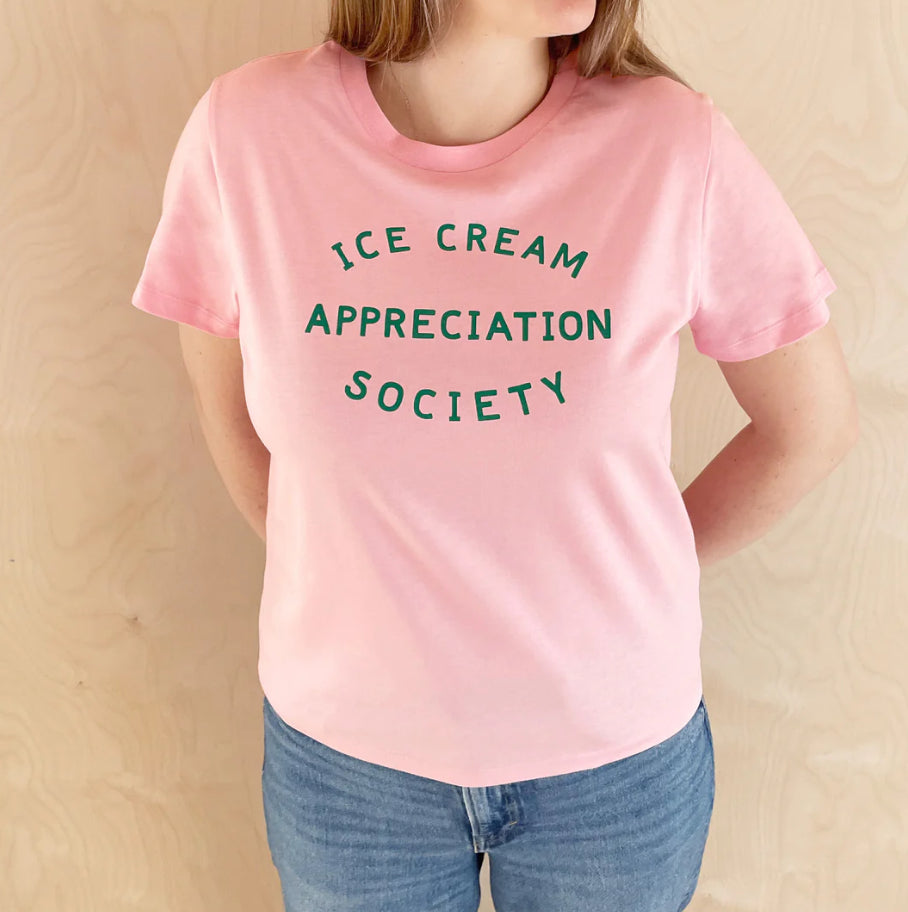 Ice Cream Appreciation Society Women’s T-Shirt, Strawberry