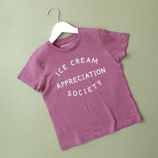 Ice Cream Appreciation Society Kids T-Shirt, Berry Colourway