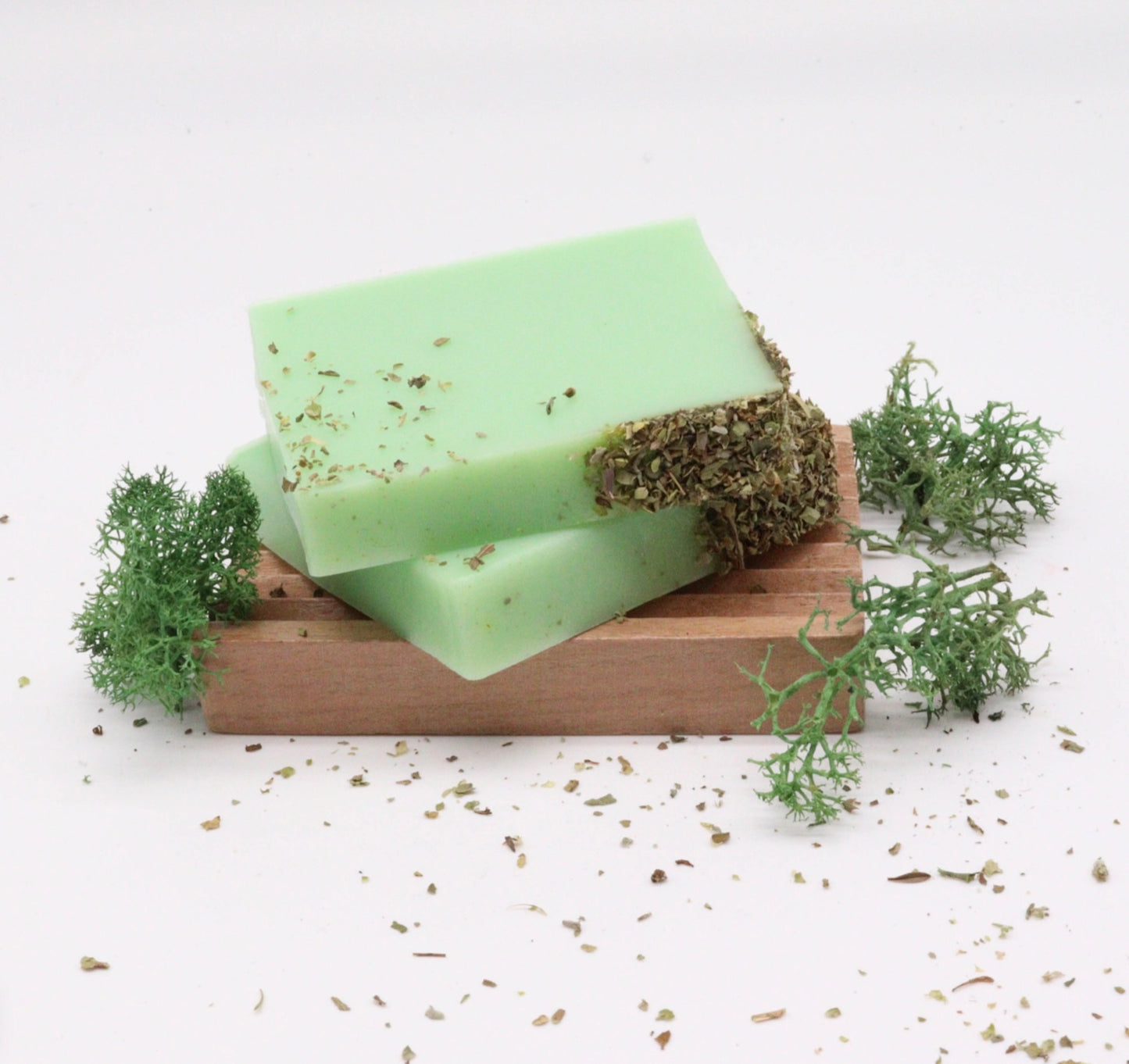 Green Tea & Olive Soap Slice