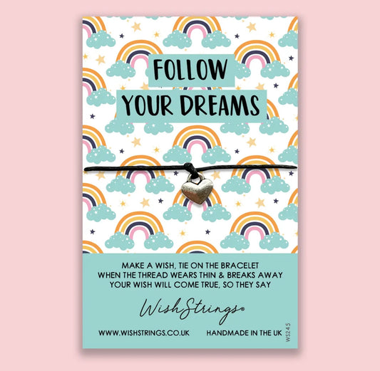 Follow your dreams-WishStrings Wish Bracelet