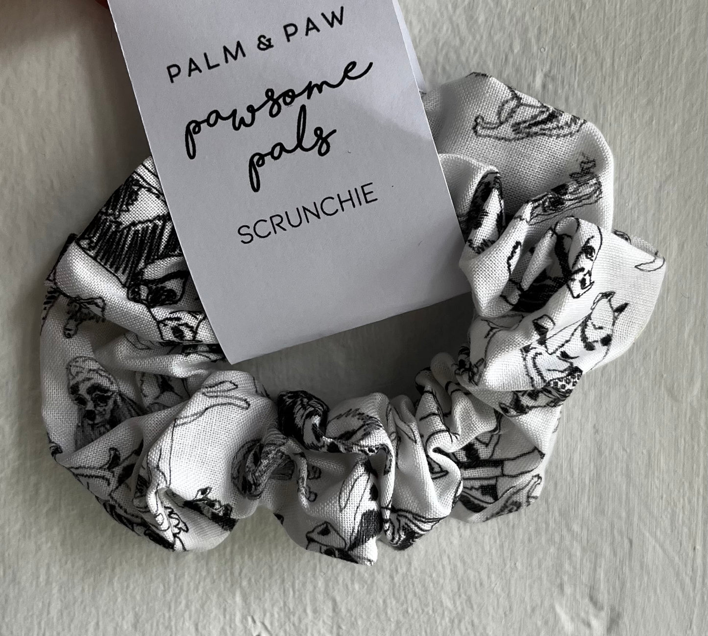 Palm and Paw Scrunchie