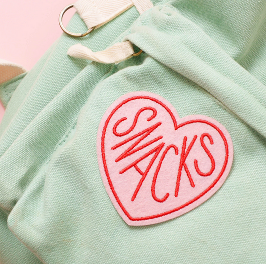 Snacks Embroidered Patch
