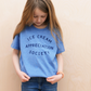 Ice Cream Appreciation Society Kids T-Shirt, Blueberry Colourway