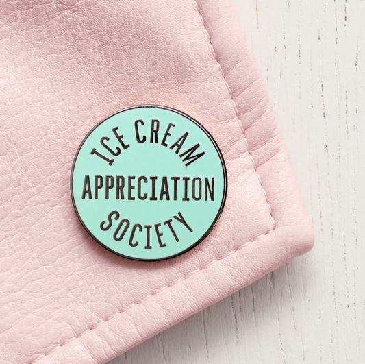 Ice Cream Appreciation Society Pin Badge