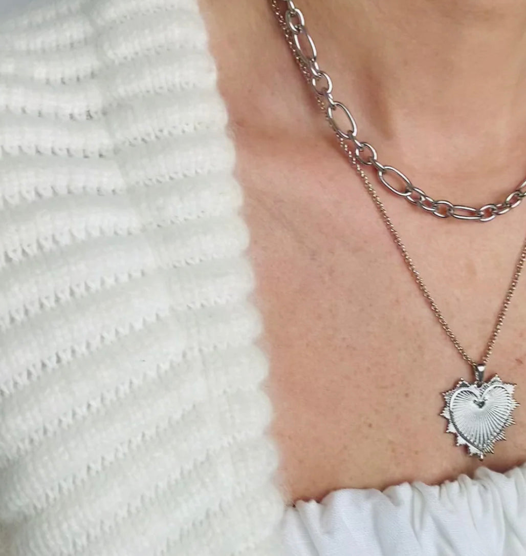 THE KATE NECKLACE SILVER