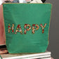 RAINBOW HAPPY LETTERS MAKE UP BAG