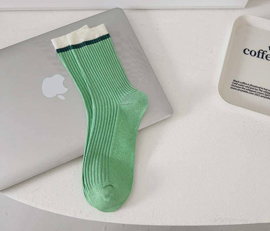 Women’s Pastel Green Socks