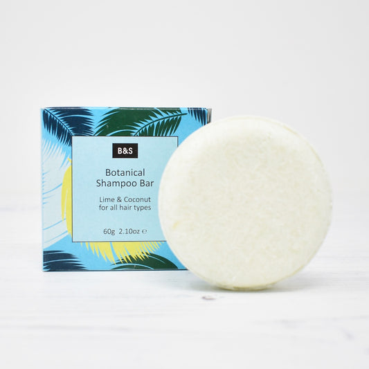 Botanical Shampoo Bar – Lime & Coconut 60g