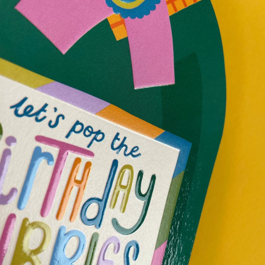 ‘Let’s Pop the Birthday Bubbles’ | Birthday Card