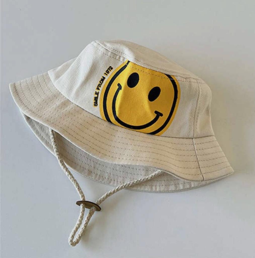 Yellow Smiley Bucket Hats