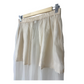 Sheer Beige/Cream Overskirt