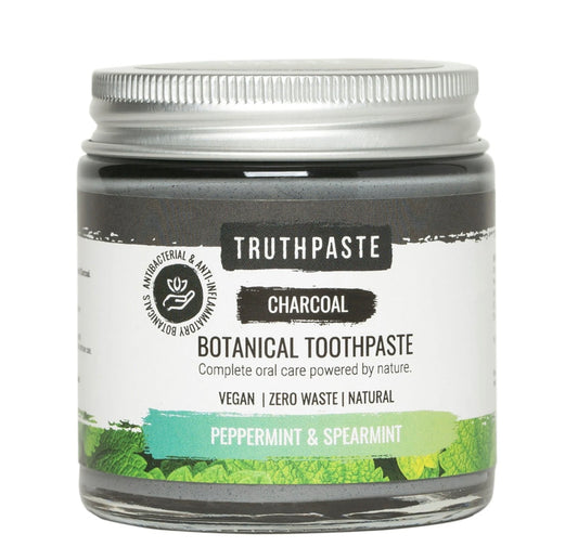 Natural Charcoal Toothpaste 100ml - Peppermint & Spearmint