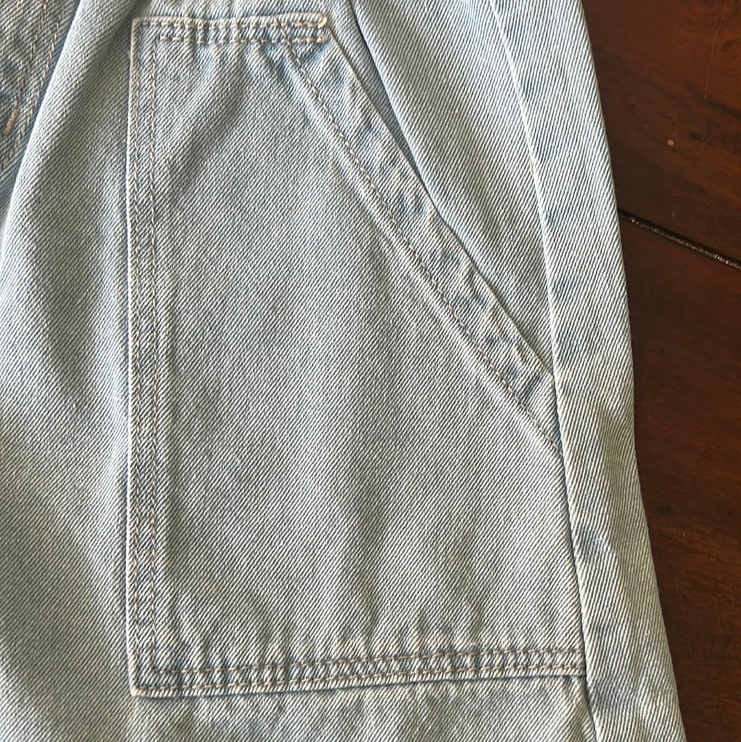 Denim paper bag style shorts aprox 9-10