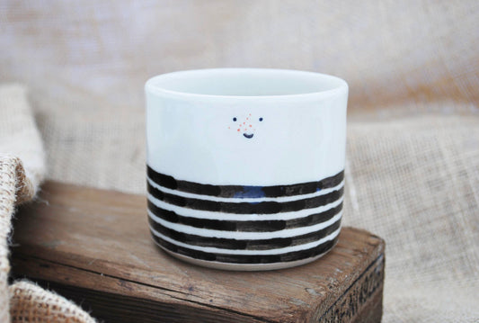 Sailor Ceramic Flat White Coffee/  Tea Cup