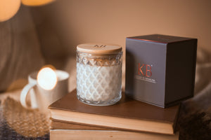 Cocoa & Log Fire 150g Candle