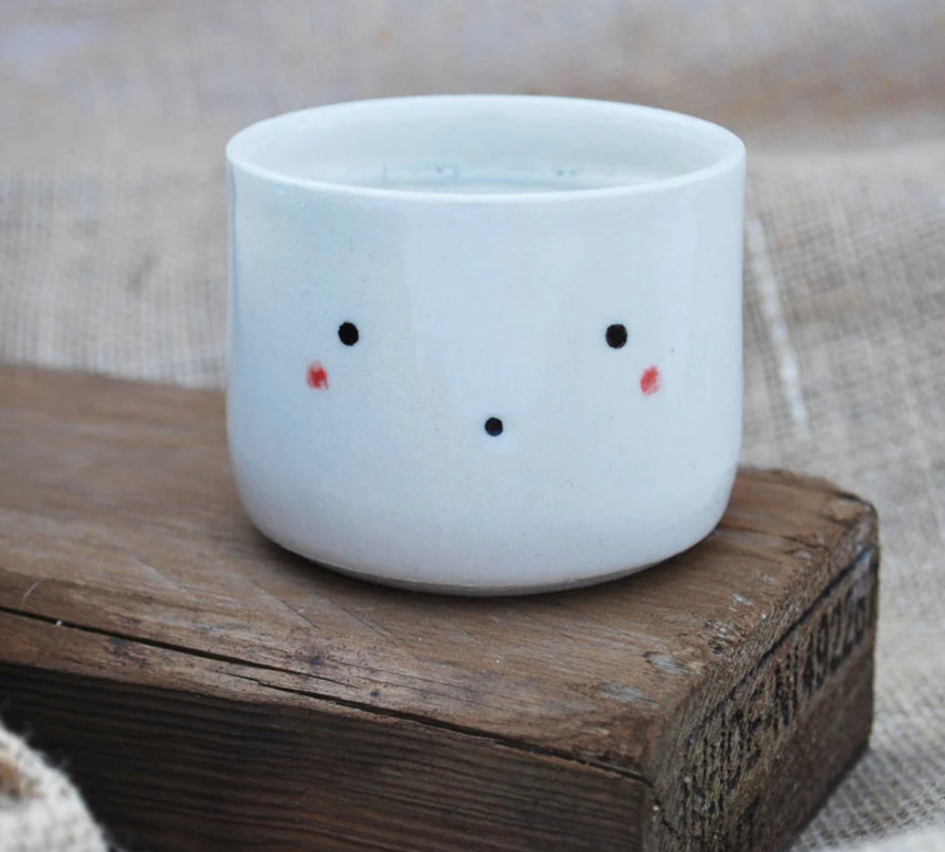 Blush Ceramic Flat White Coffee/ Tea Cup
