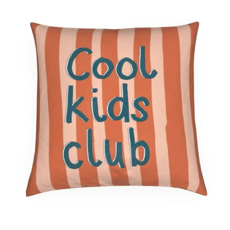Cool Kids Club Cushion Handmade | UK