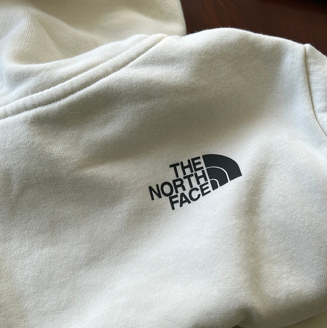 North Face White/Cream Hoody youth/Junior size L/G